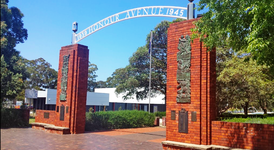 Honour Avenue acts as the main entrance to the park.