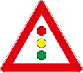 A14 Traffic lights ahead