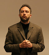 Jimmy Wales Brüksel'de yaptığı bir konuşmada (26 Şubat 2005)