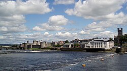 View looking northeast along the River Shannon
