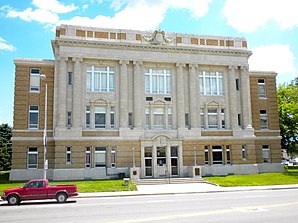 Lincoln County Courthouse, gelistet im NRHP Nr. 89002224[1]