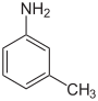 Struktur von m-Toluidin