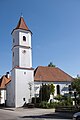 Ehemalige katholische Pfarrkirche St. Jakobus d. Ä., seit 1962 evangelisch-lutherische Kirche (2012)