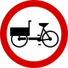 B-11 "no entry for bicycle carts"