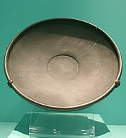 Bowl with circular impression, a 1st Dynasty vessel-making technique