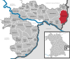 Lage der Gemeinde Wegscheid im Landkreis Passau