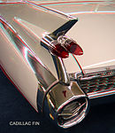 Heckflosse eines Cadillac, an 1959