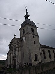 The church in Gibeaumeix