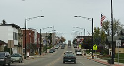 Downtown Fennimore on US 18/US 61