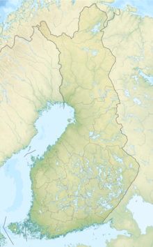 Reliefkarte: Finnland