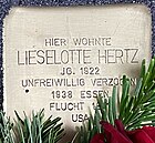 Stolperstein Lieselotte Hertz, Präsidentenstr.53, 59192 Bergkamen