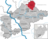 Lage der Gemeinde Much im Rhein-Sieg-Kreis