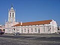 This church (or whatever it is), is just outside the palace across the road. Its tower can be seen from the gardens (as in the previous picture).