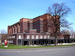 Stadthalle Magdeburg von Südwesten, 2007