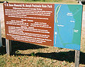 St. Joseph Peninsula State Park sign