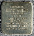 Stolperstein für Recha Weiler (Linzer Straße 45)