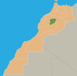 Location in Morocco