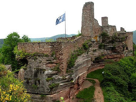 Blick von Tanstein nach Nordosten über Grafendahn nach Altdahn