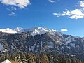 Blick von Norden (Pagig) zum Weisshorn