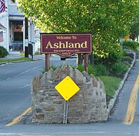 Ashland Welcome Sign