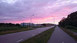 Sint Maartenszee bei Sonnenuntergang