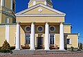 The church's porticos in 2023