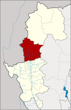 District location in Mae Hong Son province