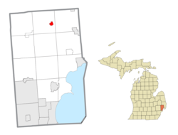 Location within Macomb County