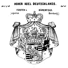 Wappen der Fürsten Bärenfeld