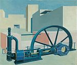 Komposition mit Turbine, 1929