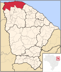 Litoral de Camocim e Acaraú – Mappa