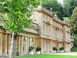 Dyrham Park house, gebruikt als decor