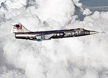 Right side view of the F-104 Starfighter