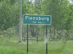 Flensburg city sign, 2006