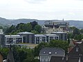 Blick auf die Klinik von der Burg Blankenstein