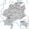 Lage der Gemeinde Heeßen im Landkreis Schaumburg