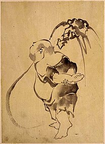 Hokusai, Hotei (chiń. Budai)