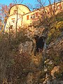 Die Kalksteinhöhlen unter der Burg Bartelstein