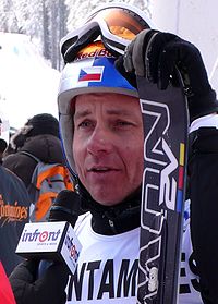 Tomáš Kraus am 9. Januar 2010 in Les Contamines