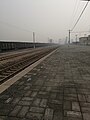 Rail tracks within Miyunbei Railway Station, 2016