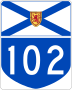 Highway 102 marker