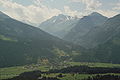 Pass Thurn, Blick auf Hollersbach im Pinzgau