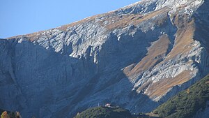 Ringelspitzhütte von Nordosten