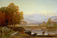 Mount Washington van aan de Saco-rivier (1858), Samuel Lancaster Gerry