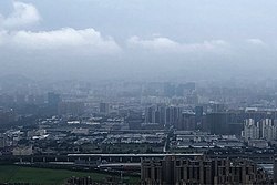 Gongshu District, as seen from top of the Banshan Mountain
