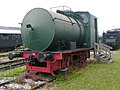 Dampfspeicherlokomotive 3869 (Baujahr 1918) im Bayerischen Eisenbahnmuseum in Nördlingen