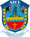 Escudo del Partido de Azul