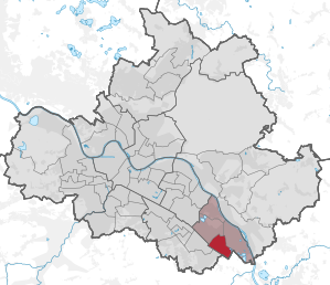 Lage des statistischen Stadtteils Großzschachwitz in Dresden