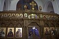 Iconostasis in Nea Kallikrateia, Greece. Church of St. Paraskeva. Icons are painted by Dragana Đorđević