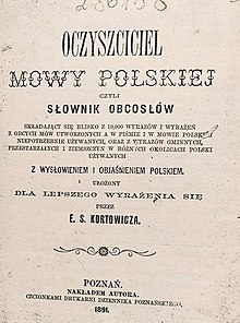 Kortowicz - słownik z r. 1891